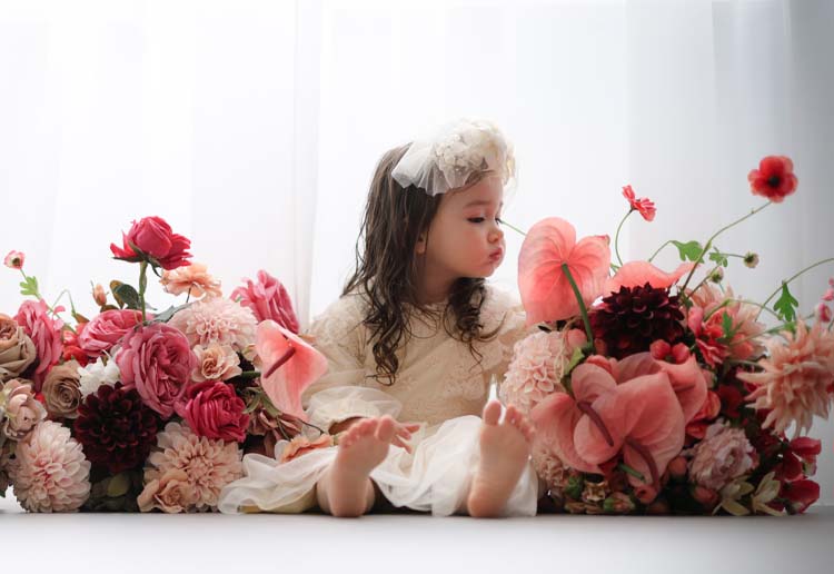 撮影写真をつかった可愛いデザインデータ