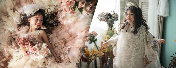 スタジオ洋装+和装プラン