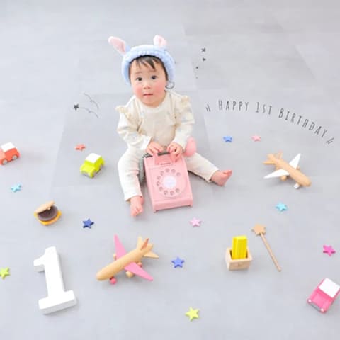 【1歳バースデーフォト】はじめての誕生日写真、「今だけの一瞬」を残すならハピスタ